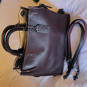 Brand New Coach Rogue 30 1941 Whipstitch Handles Oxblood